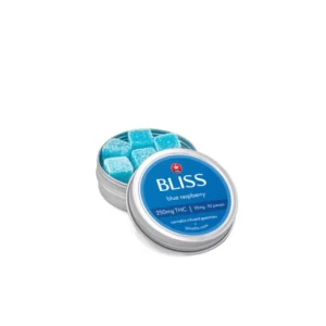 Bliss Blue Raspberry THC Gummies AU