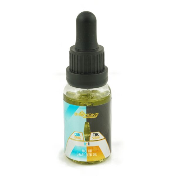 Diamond Concentrates AU - 1:1 (500mgCBD:500mgTHC) Tincture - Raw