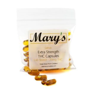 Mary's Medibles Loxton - THC Capsules 20mg Sativa