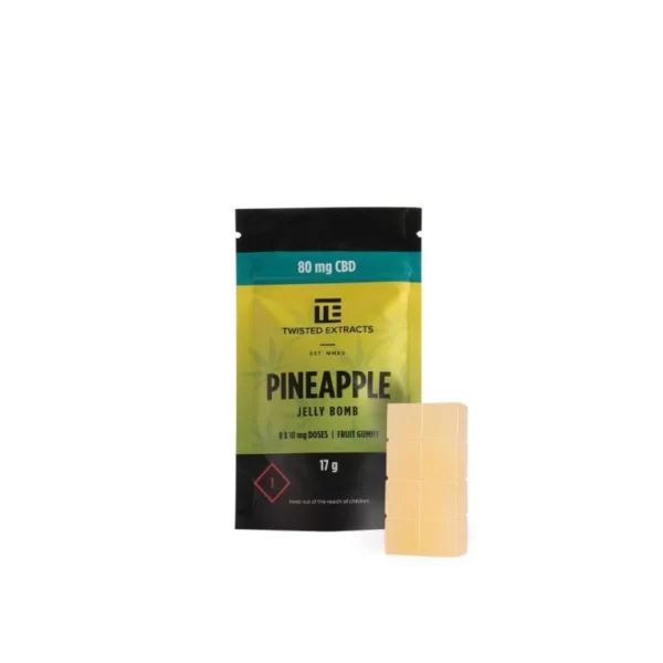 Twisted Extracts Pineapple CBD Jelly Bomb Sydney