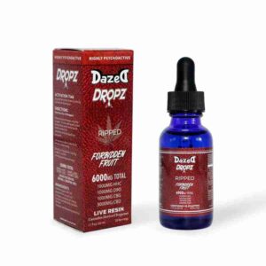 Dazed8 “Dropz” Tinctures CBD + CBG + D9o + HHC (6450mg)